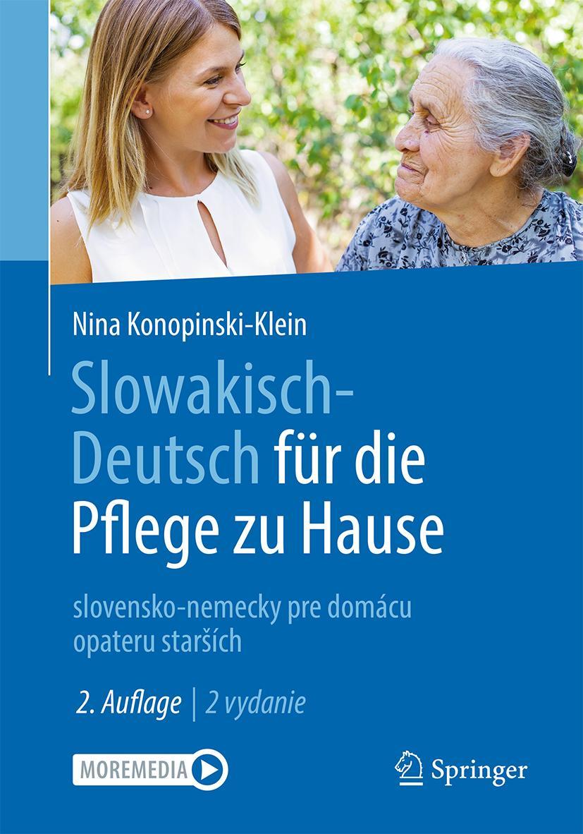 Vorderes Coverbild Slowakisch-Deutsch für die Pflege zu Hause