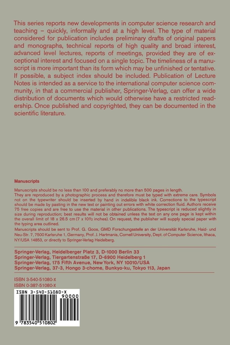 Rückseitencover Linear Time, Branching Time and Partial Order in Logics and Models for Concurrency