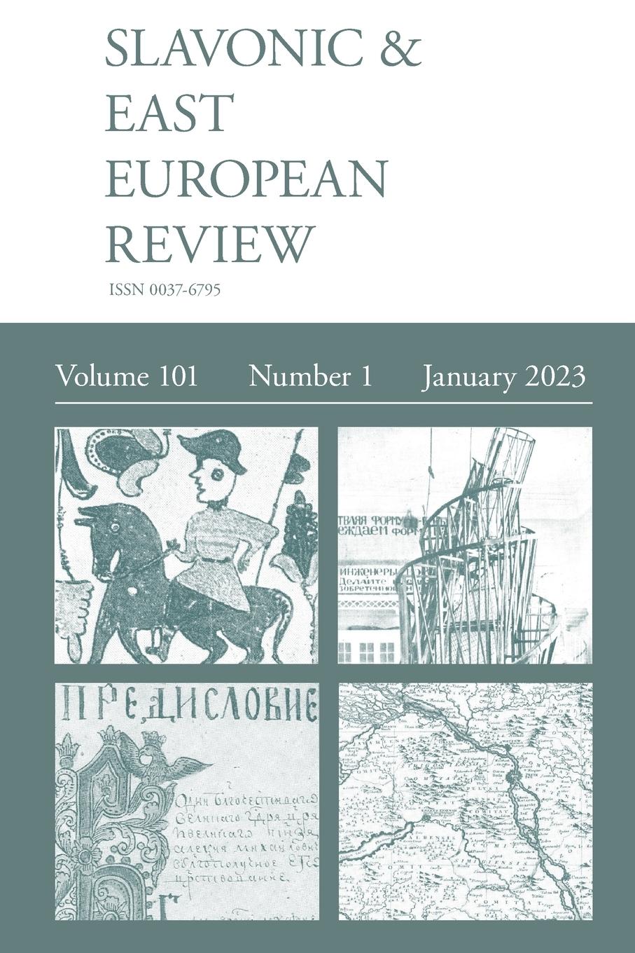 Vorderes Coverbild Slavonic & East European Review (101