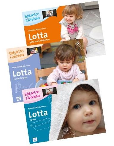 Vorderes Coverbild Lotta badet, Lotta geht aufs Töpfchen & Lotta in der Krippe