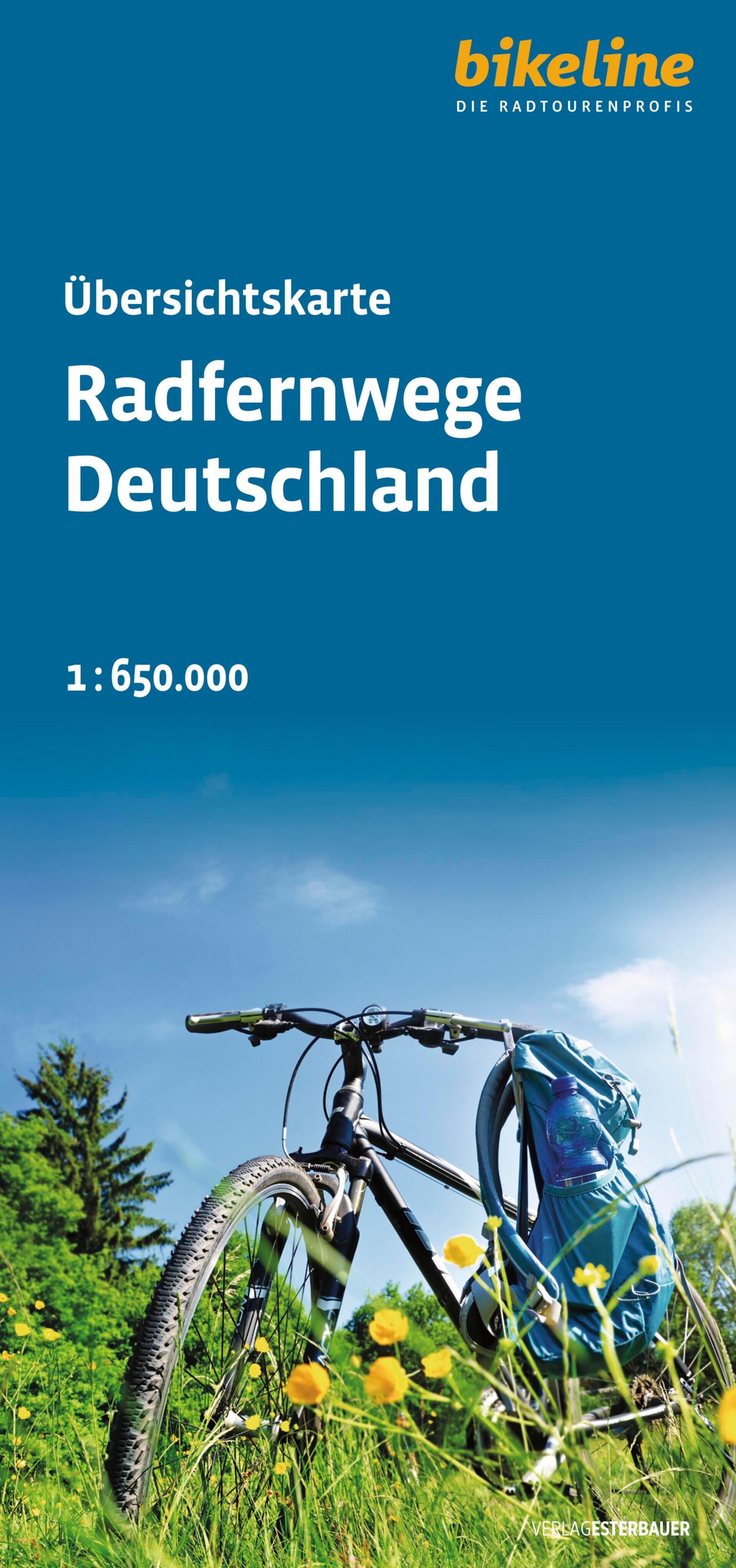 Vorderes Coverbild Radfernwege Deutschland