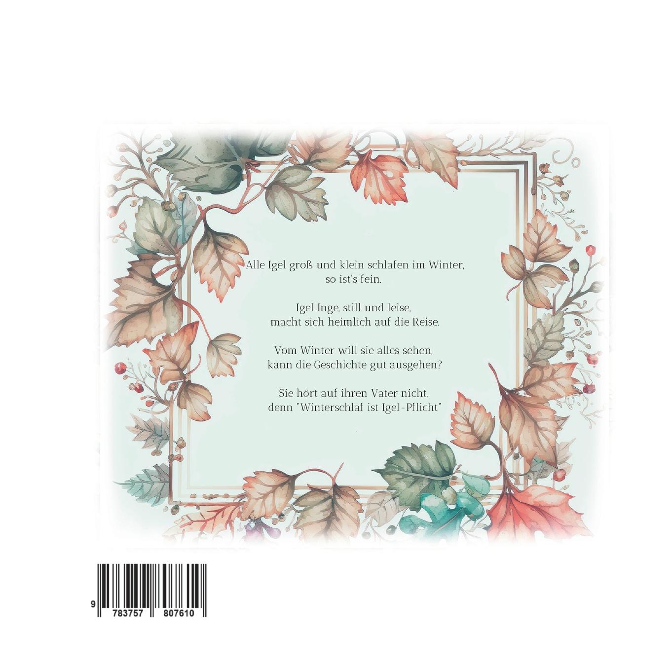 Rückseitencover Inge Igel