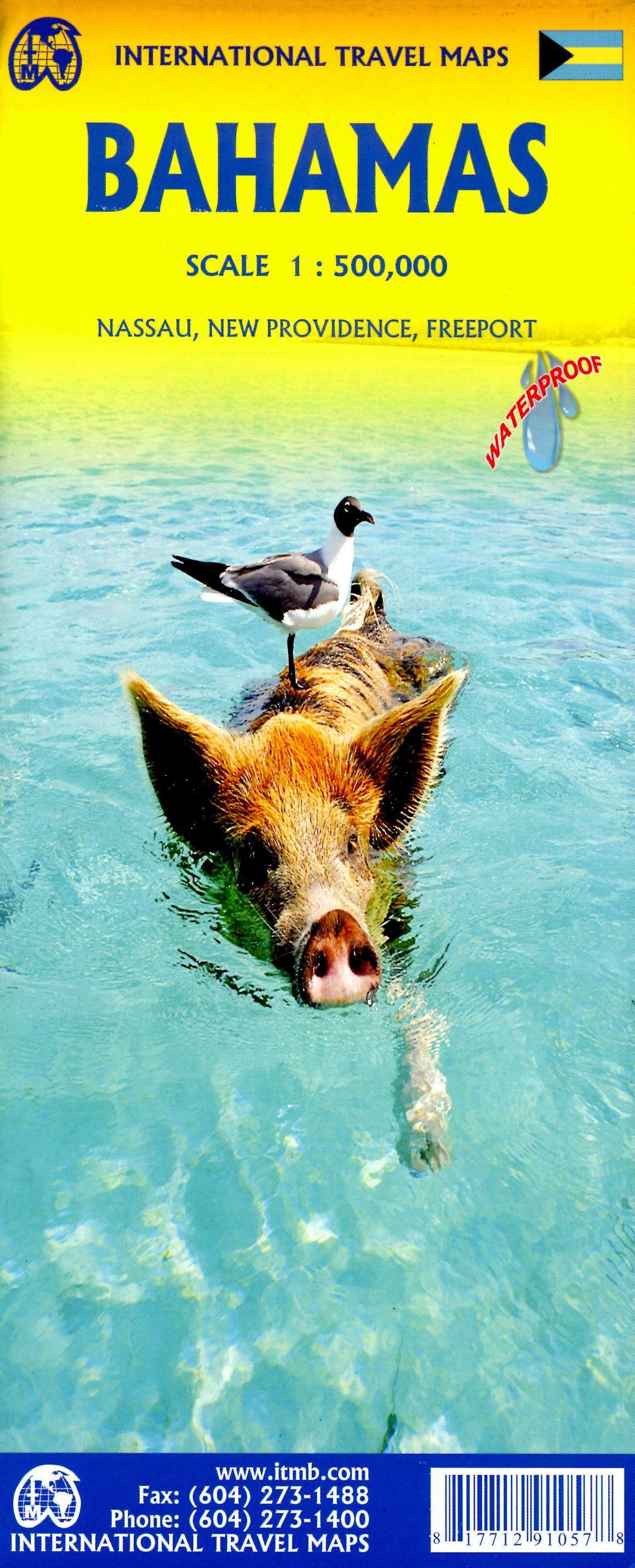 Vorderes Coverbild Bahamas 1:500000