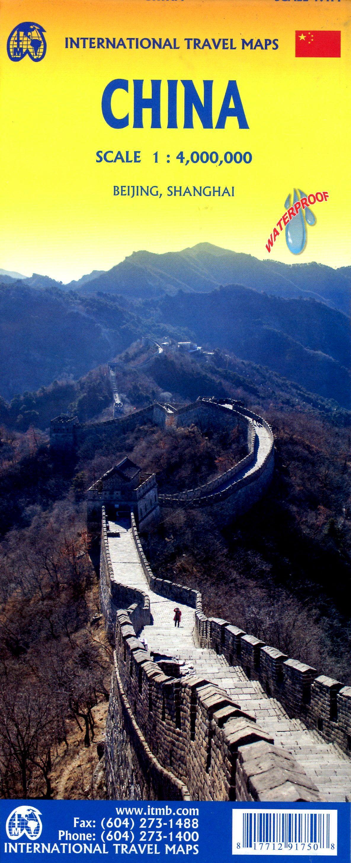Vorderes Coverbild China 1:4000000