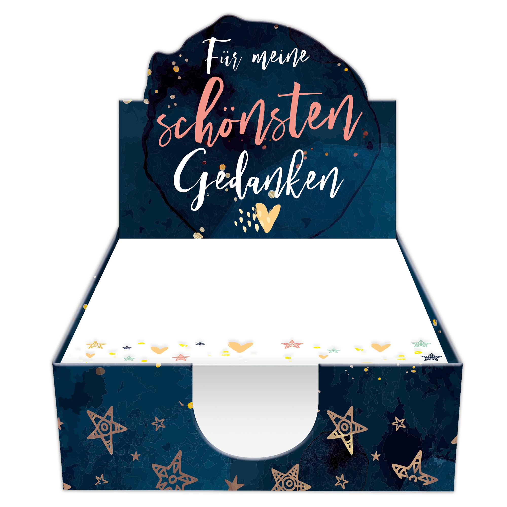 Vorderes Coverbild Zettelkasten "Für meine schönsten Gedanken"