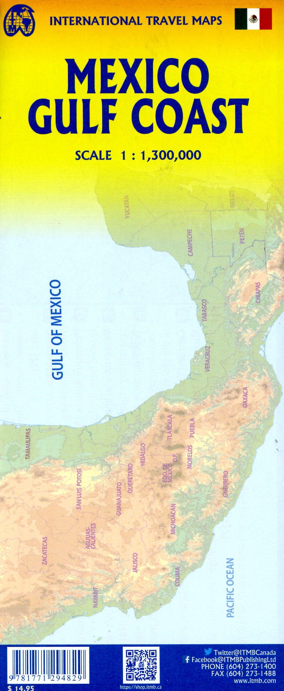 Beispielinhalt (Bild) Mexico Gulf Coast 1:1300000