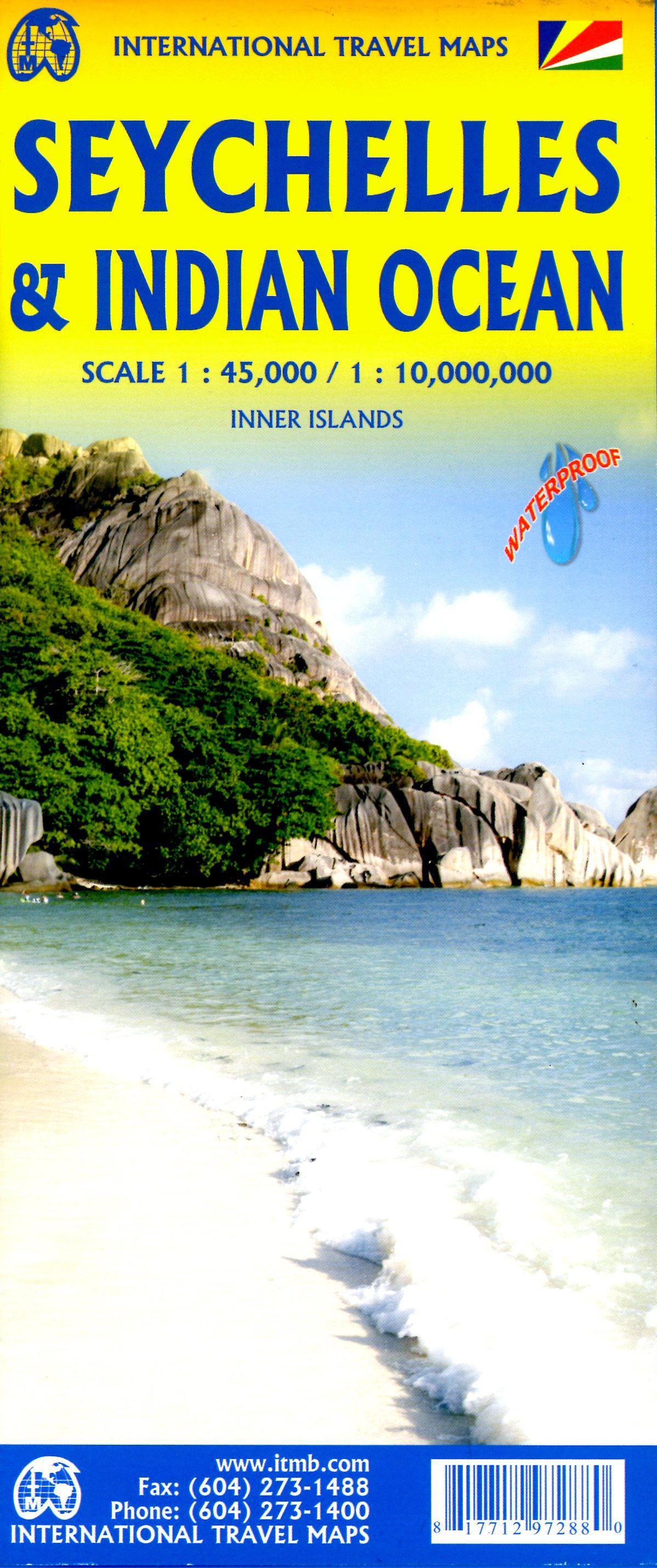 Vorderes Coverbild Seychelles /Indian Oceans 1:45000