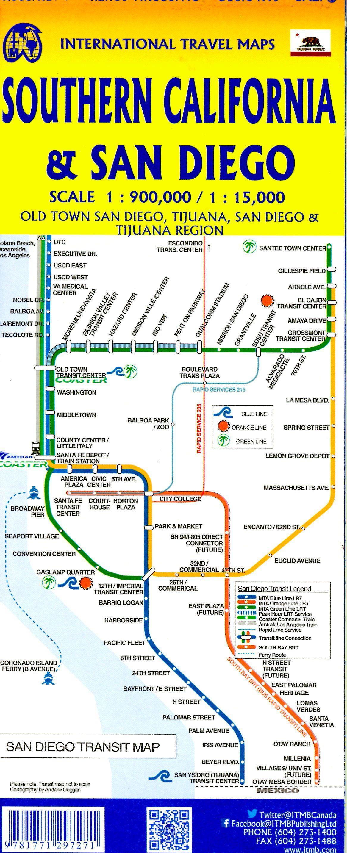 Beispielinhalt (Bild) San Diego / California South 1:15 000