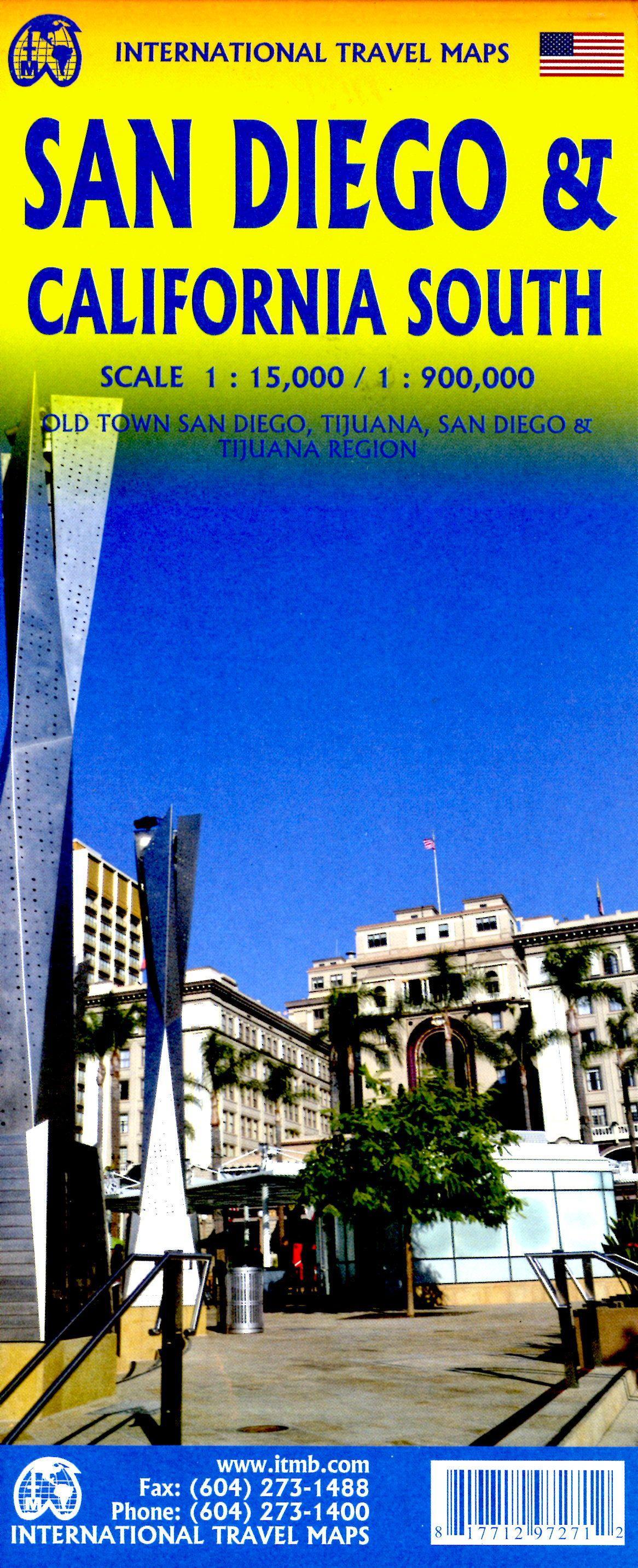 Vorderes Coverbild San Diego / California South 1:15 000