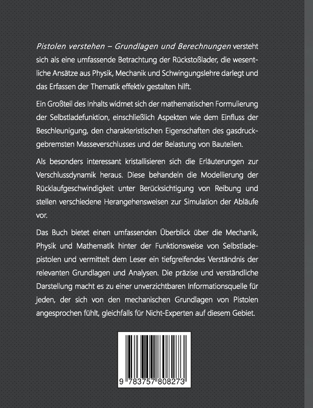 Rückseitencover Pistolen verstehen