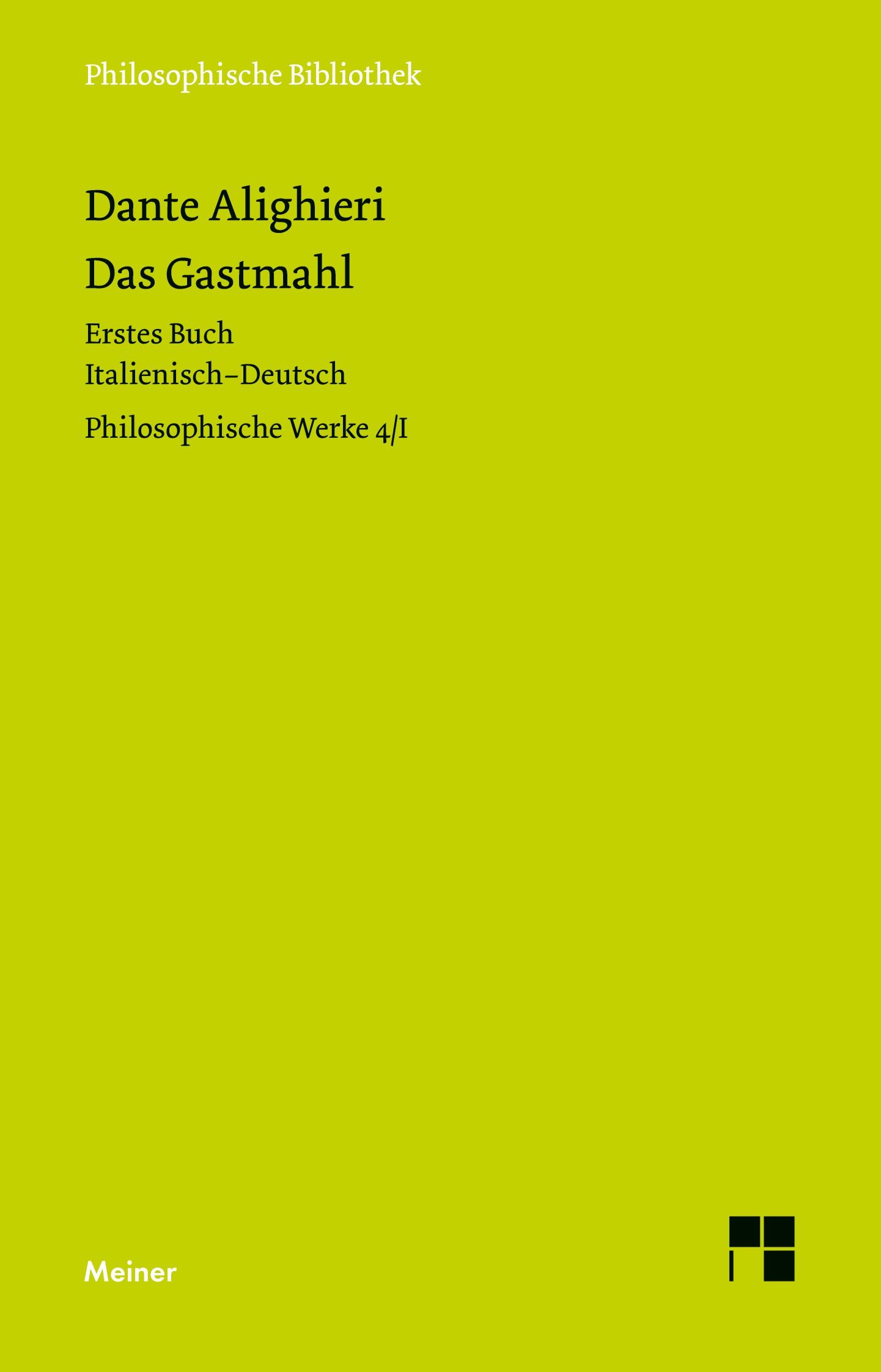 Vorderes Coverbild Das Gastmahl. Erstes Buch