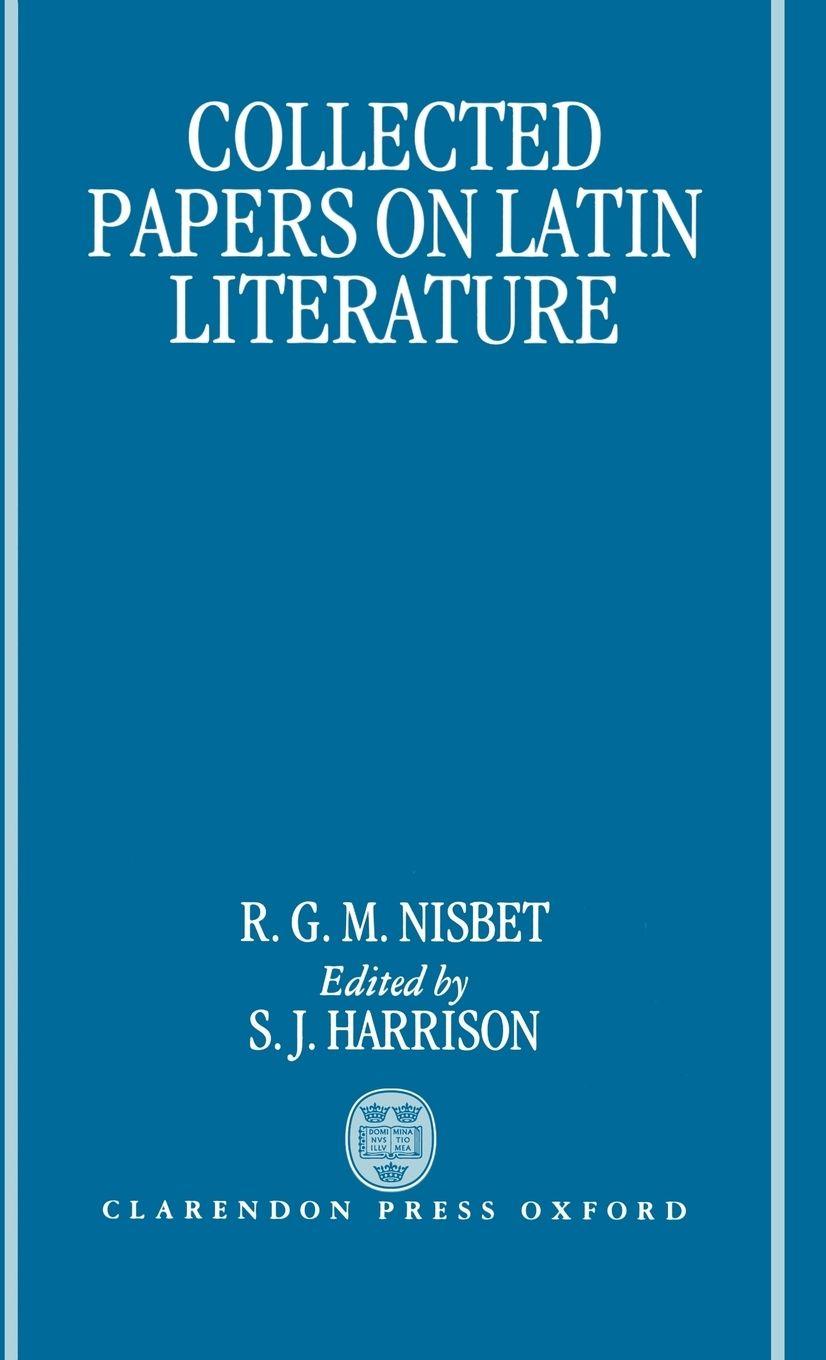 Vorderes Coverbild Collected Papers on Latin Literature
