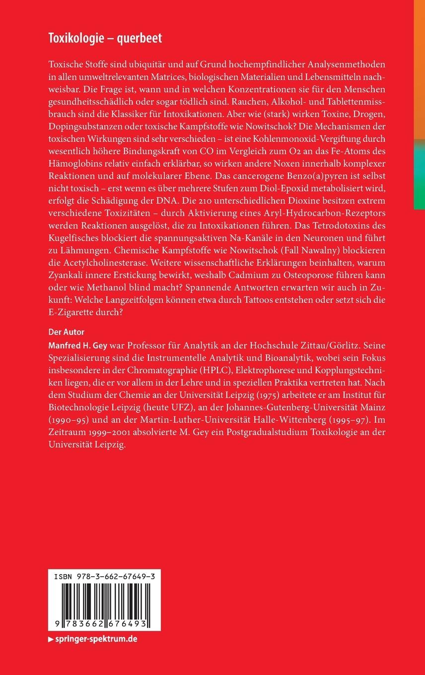 Rückseitencover Toxikologie - querbeet