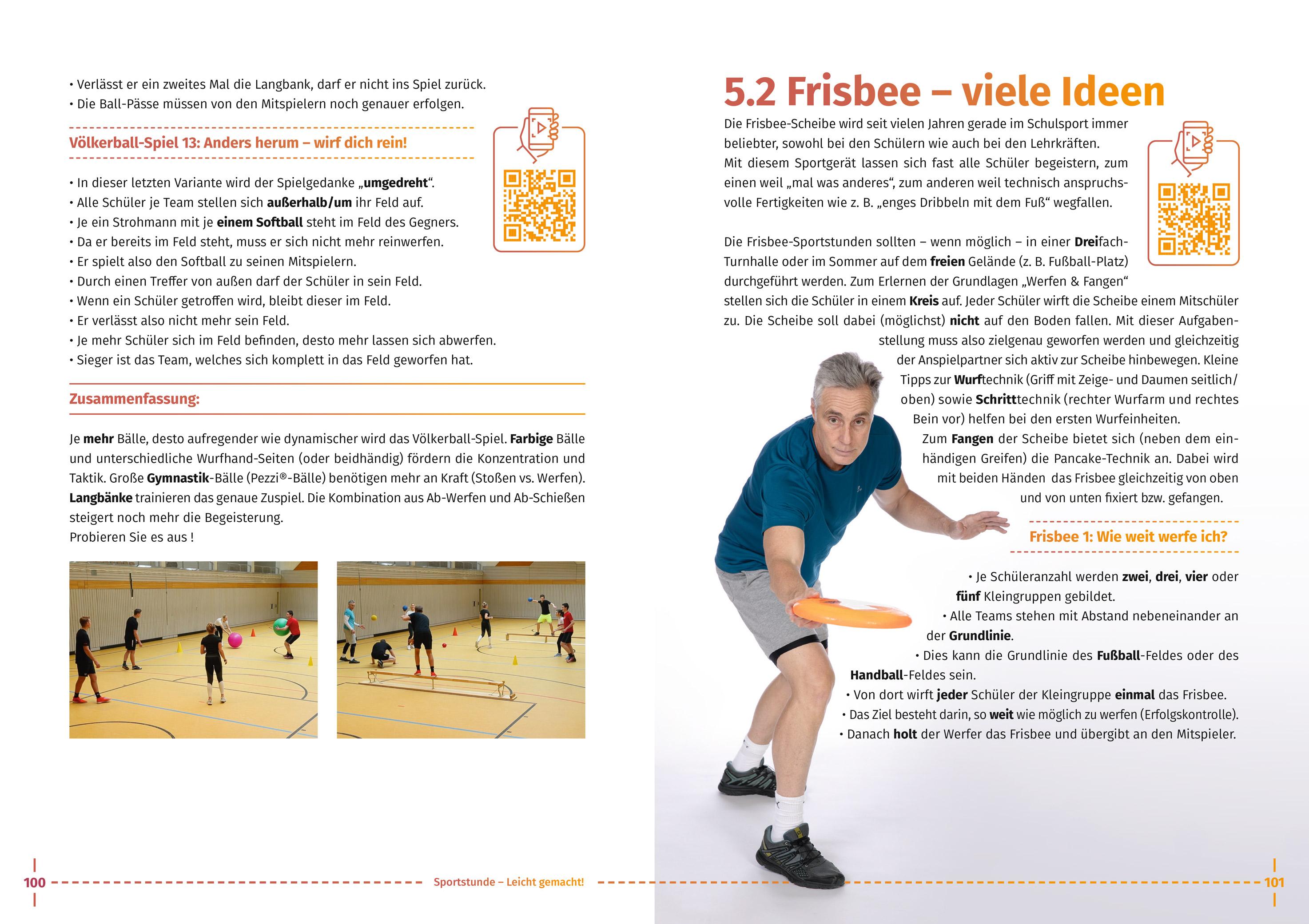 Beispielinhalt (Bild) Sportstunde