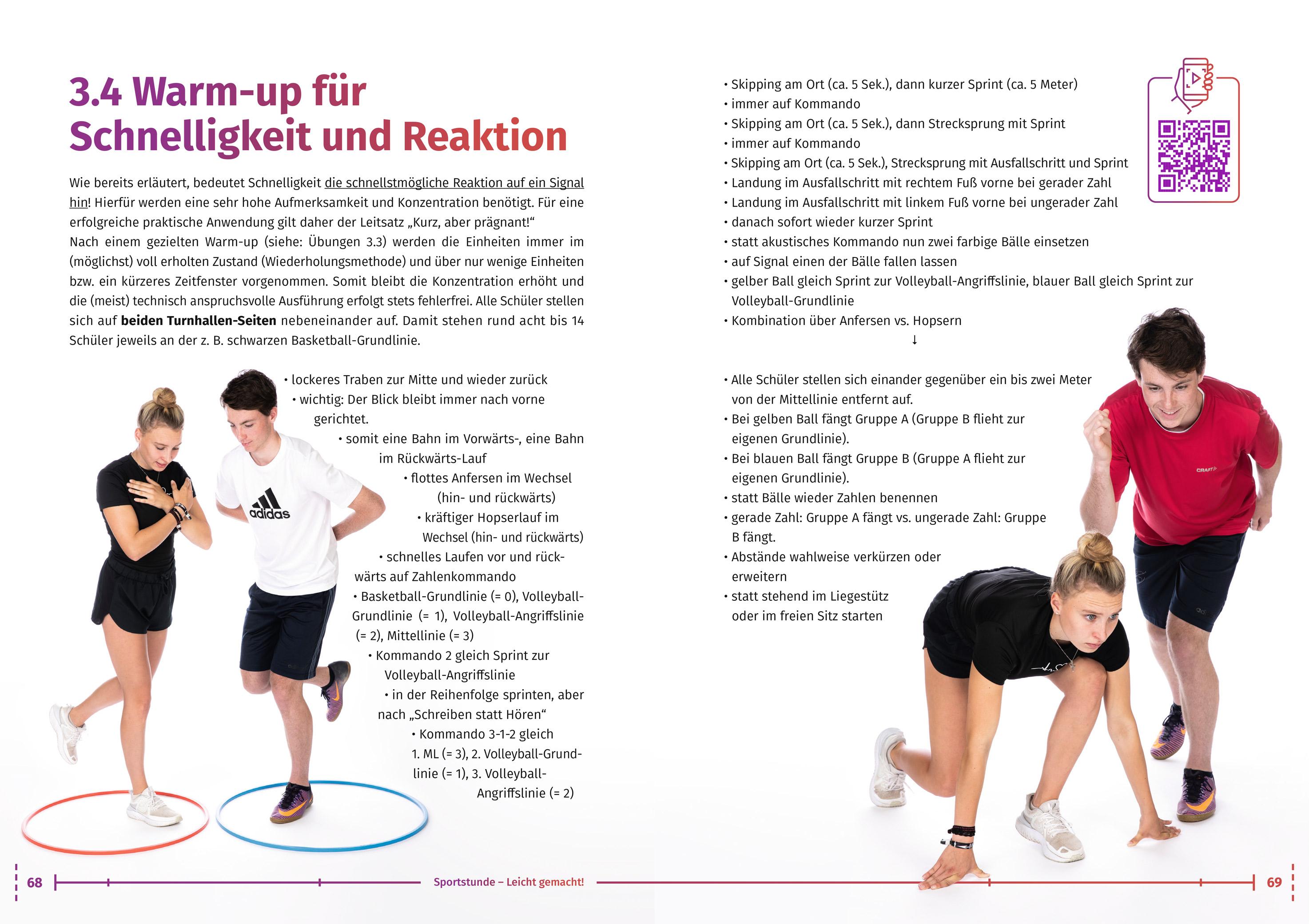 Beispielinhalt (Bild) Sportstunde