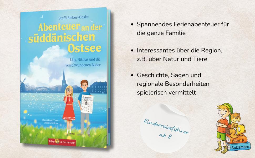 Beispielinhalt (Bild) Abenteuer an der süddänischen Ostsee - Lilly, Nikolas und die verschwundenen Bilder