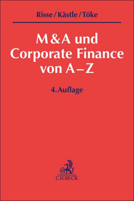 Vorderes Coverbild M&A und Corporate Finance von A-Z
