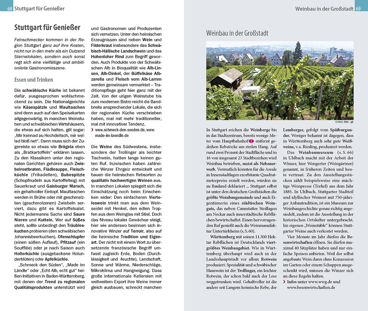 Beispielinhalt (Bild) Reise Know-How CityTrip Stuttgart