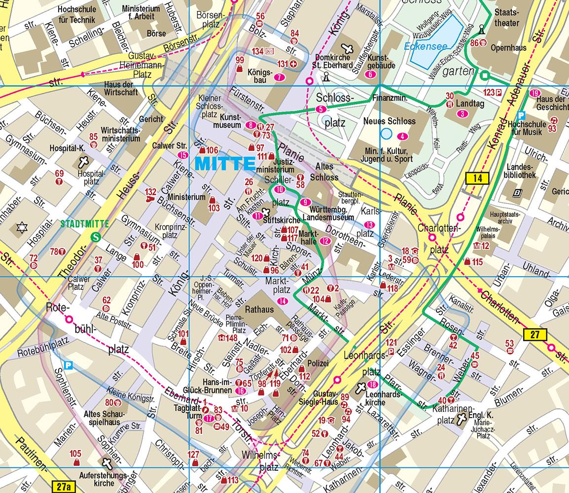 Beispielinhalt (Bild) Reise Know-How CityTrip Stuttgart