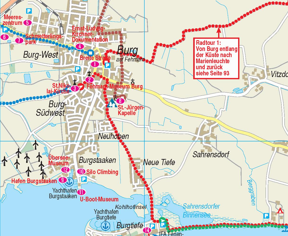 Beispielinhalt (Bild) Reise Know-How InselTrip Fehmarn