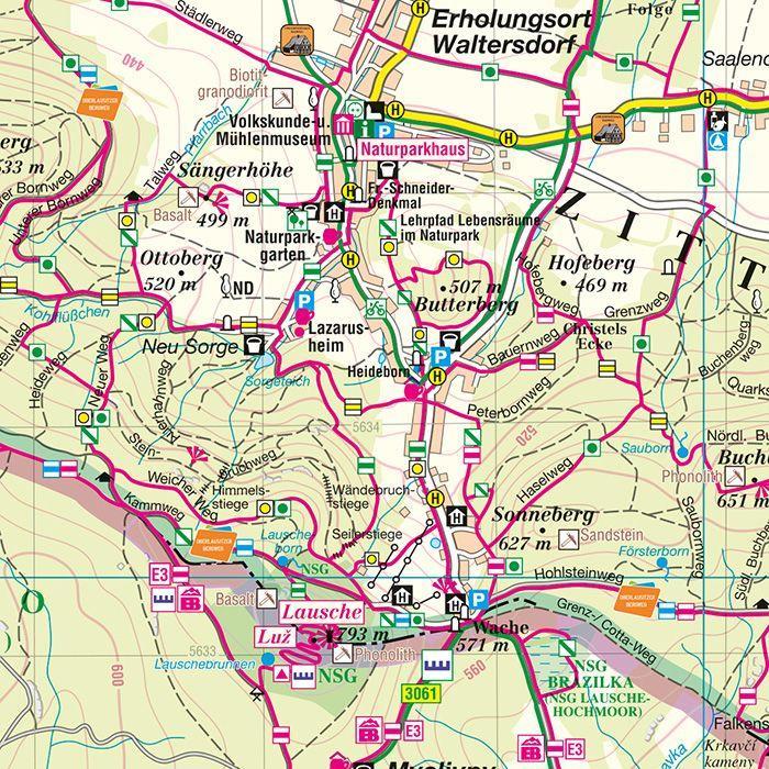 Beispielinhalt (Bild) Naturpark Zittauer Gebirge - Luzicke Hory (Lausitzer Gebirge)