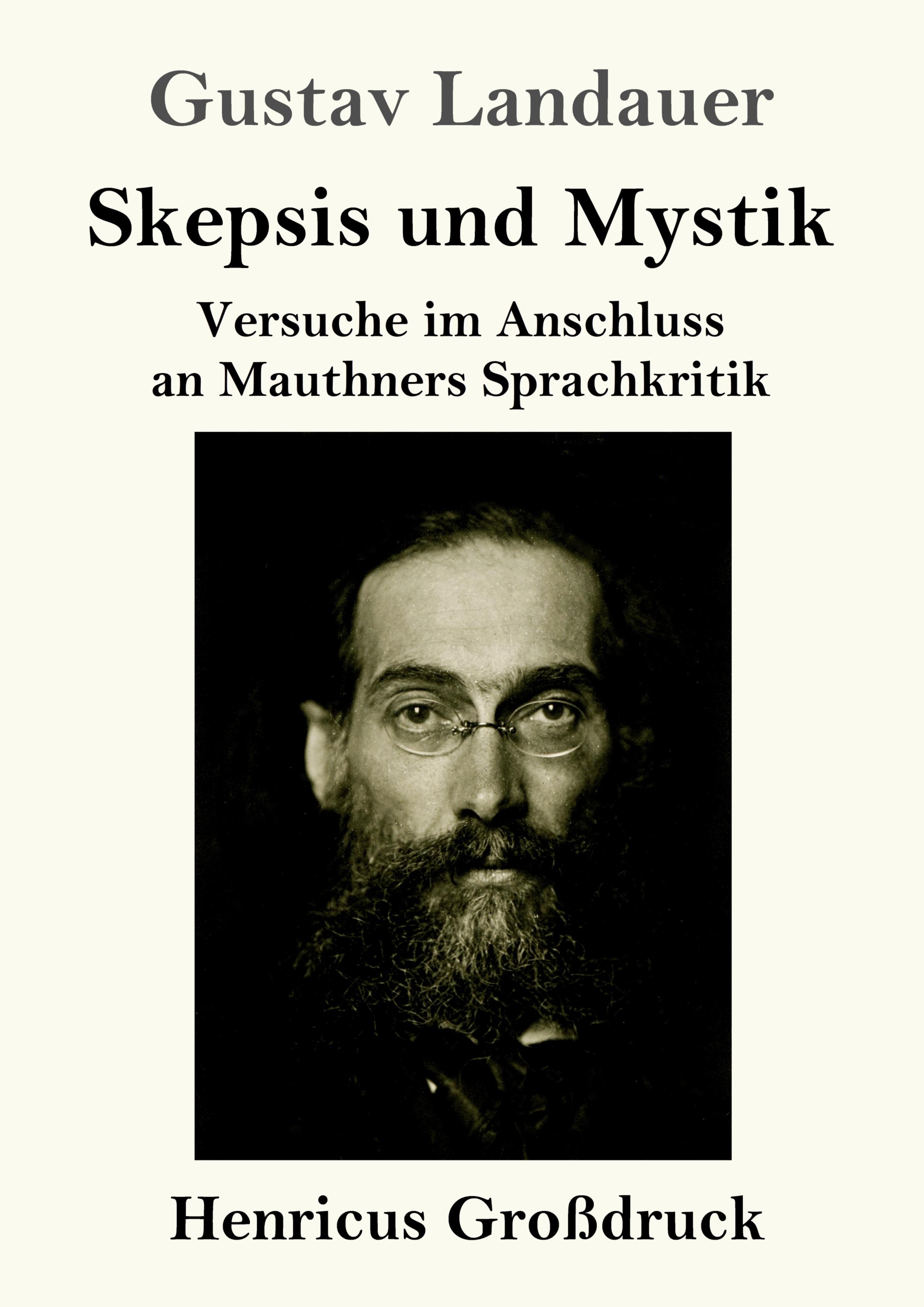 Vorderes Coverbild Skepsis und Mystik (Großdruck)