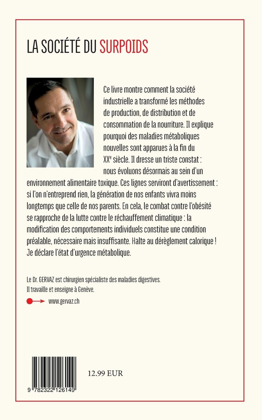 Rückseitencover La société du surpoids