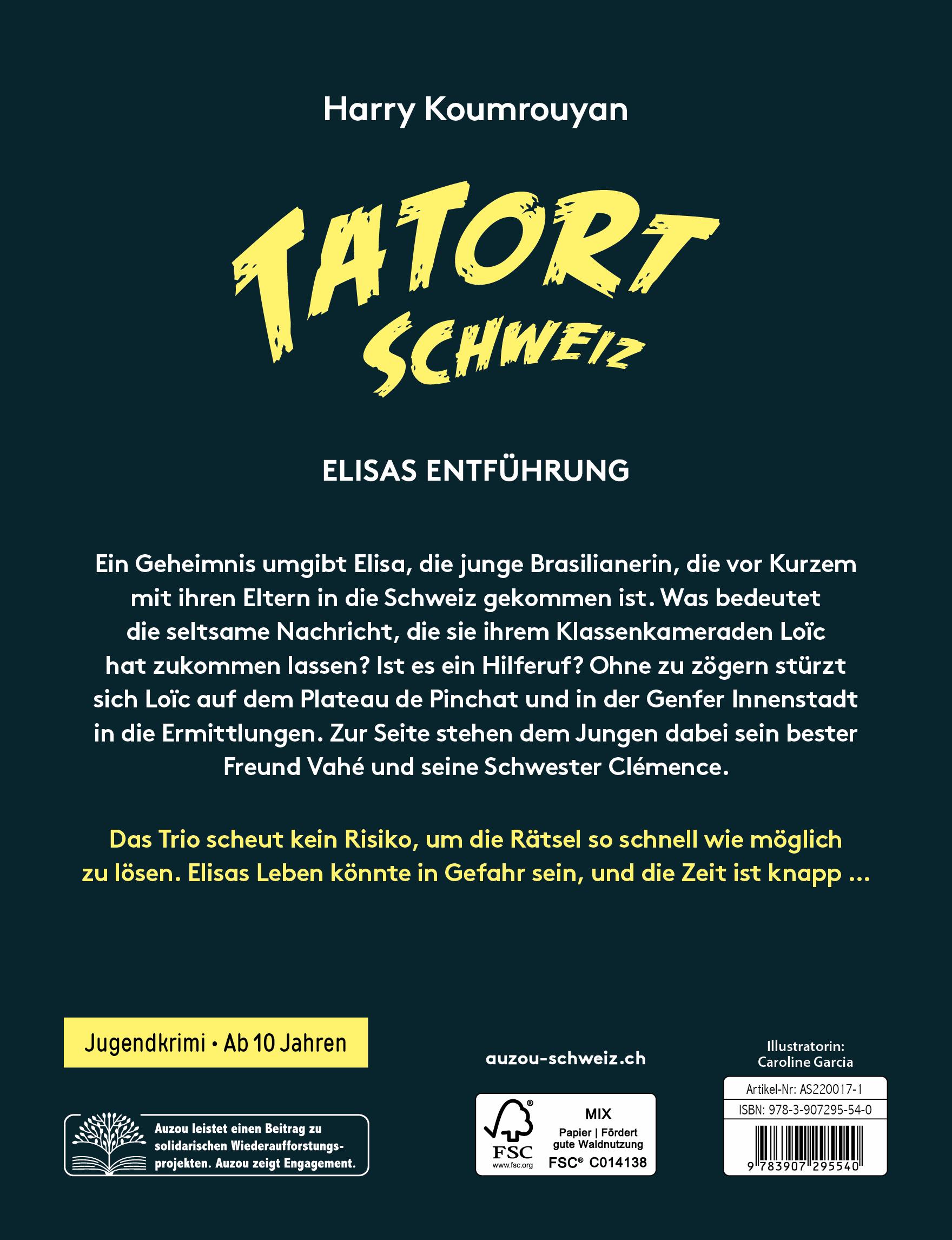 Rückseitencover Elisas Entführung