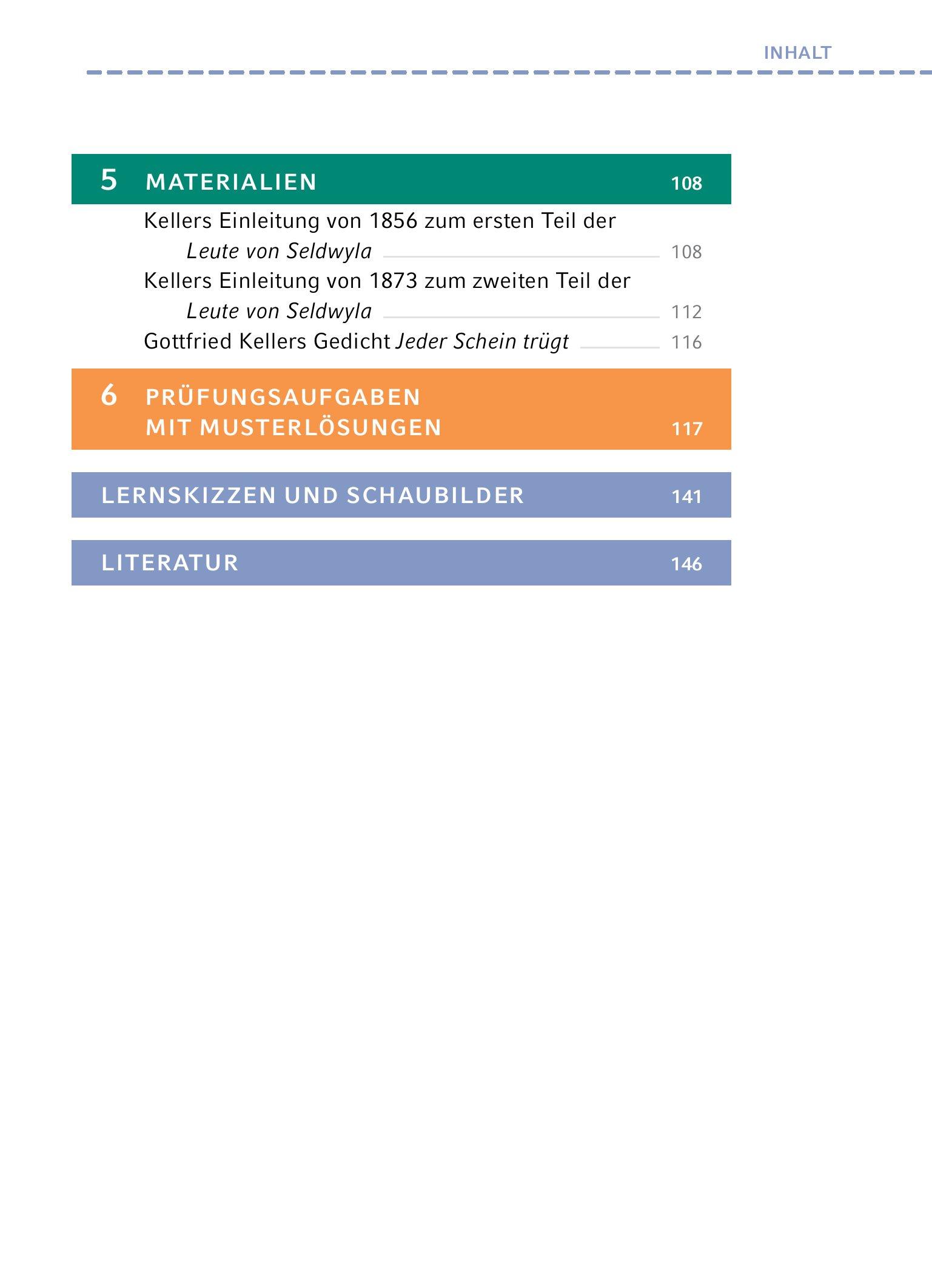 Beispielinhalt (Bild) Kleider machen Leute von Gottfried Keller- Textanalyse und Interpretation