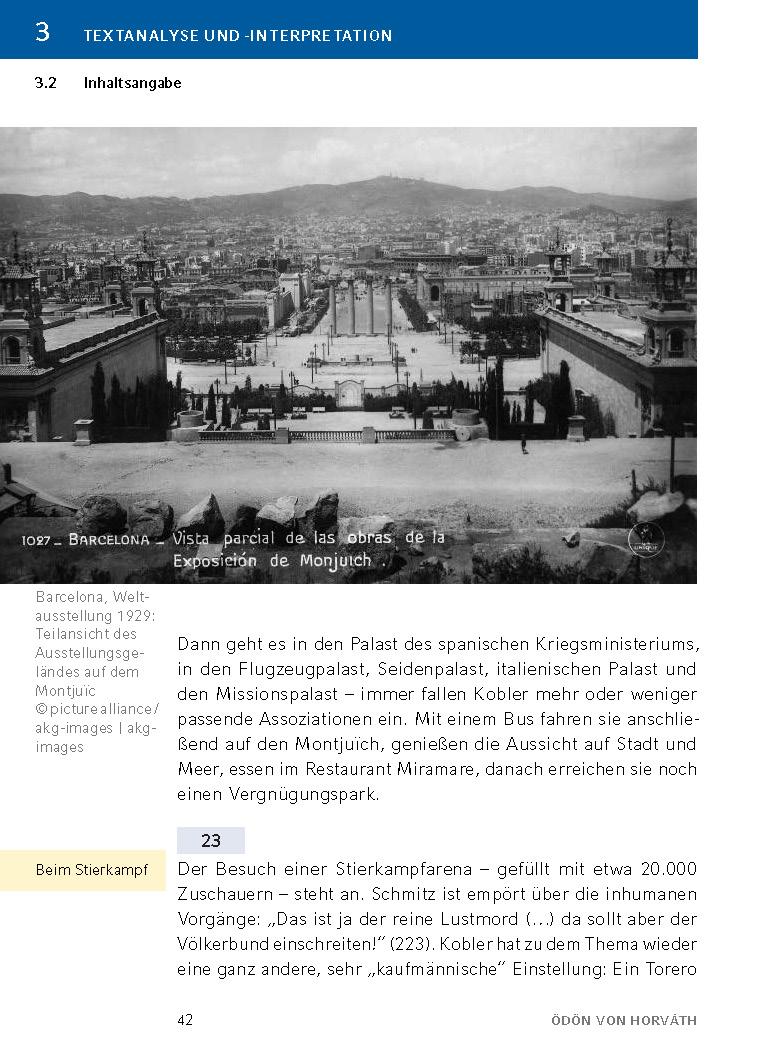 Beispielinhalt (Bild) Der ewige Spießer von Ödön von Horváth - Textanalyse und Interpretation