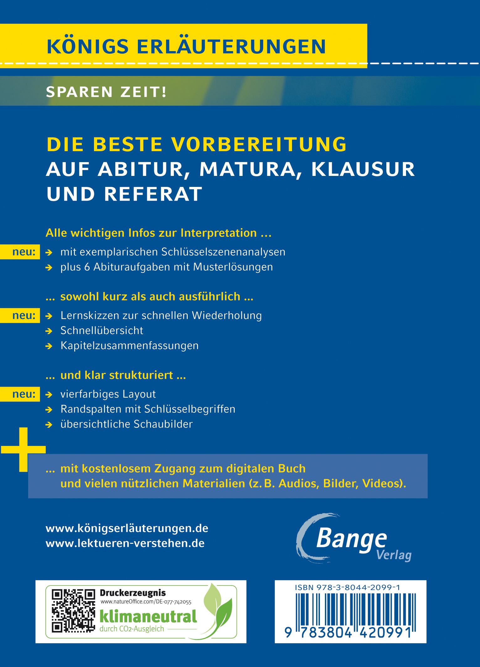 Rückseitencover Der ewige Spießer von Ödön von Horváth - Textanalyse und Interpretation