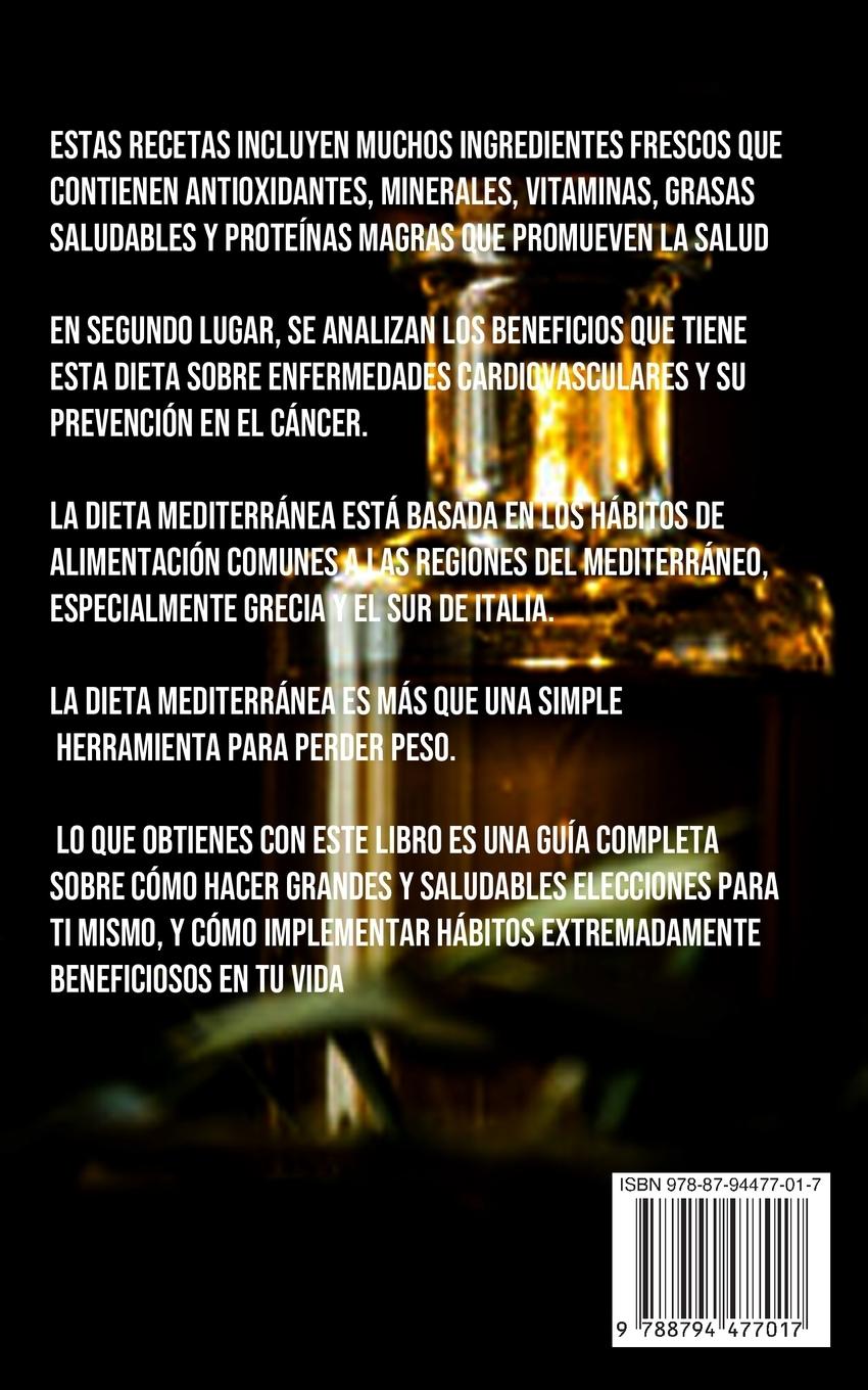 Rückseitencover Dieta Mediterránea