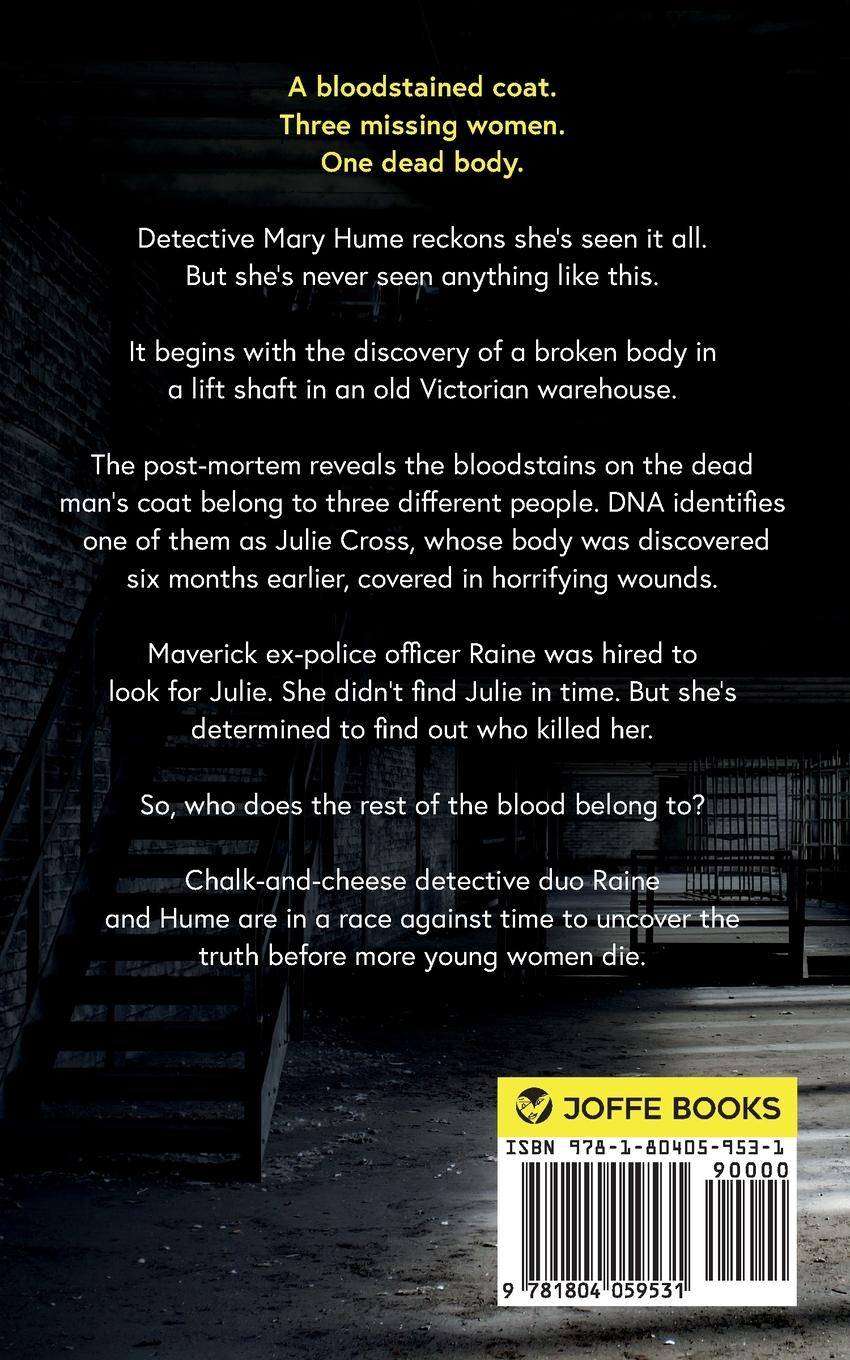 Rückseitencover A BLOODSTAINED COAT an absolutely gripping crime thriller with an astonishing twist