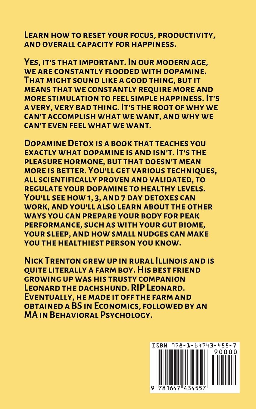Rückseitencover Master Your Dopamine