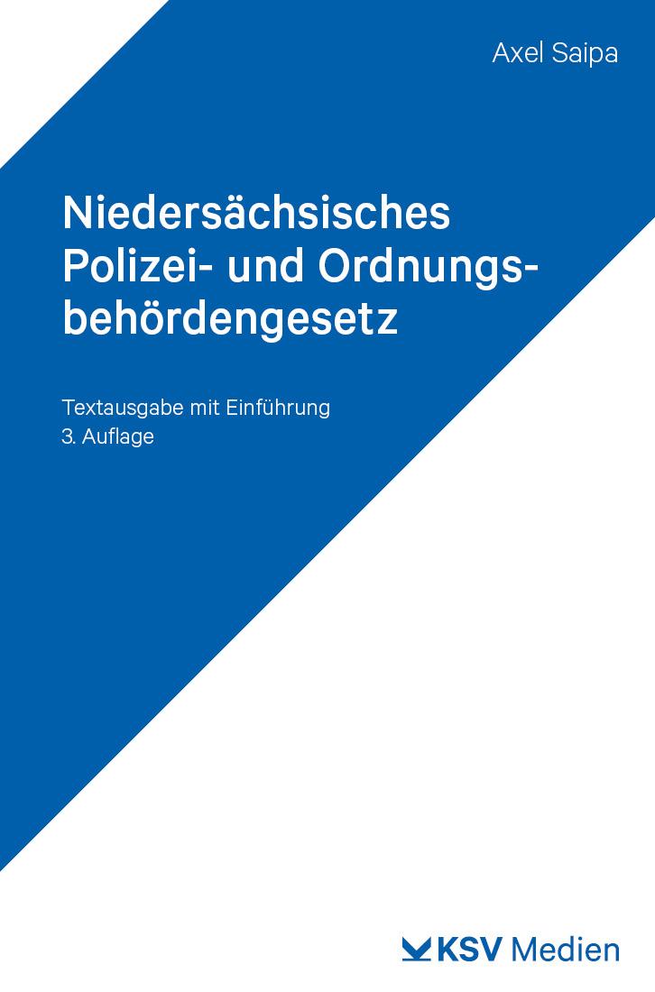 Vorderes Coverbild Niedersächsisches Polizei- und Ordnungsbehördengesetz (NPOG)