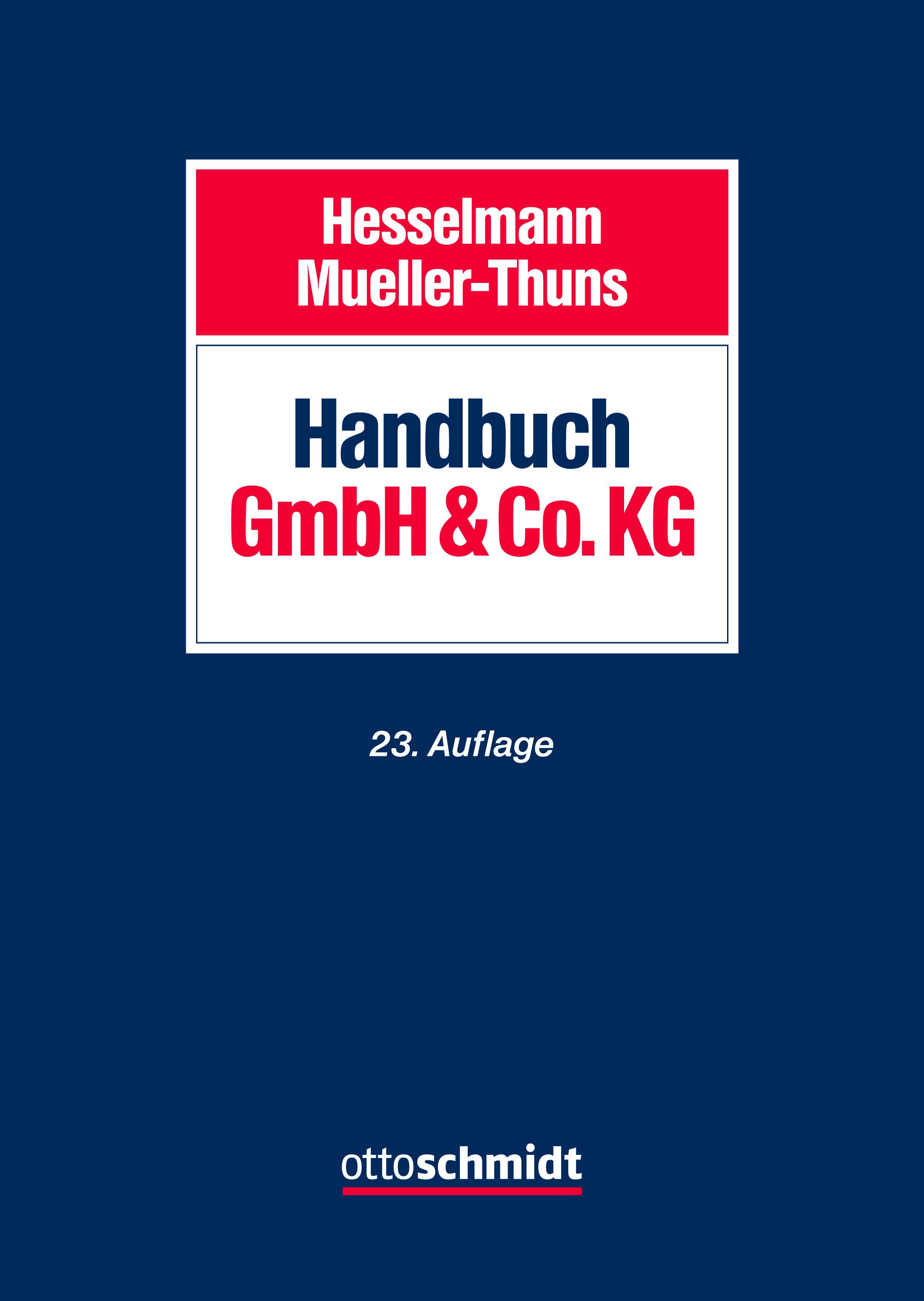 Vorderes Coverbild Handbuch GmbH & Co. KG