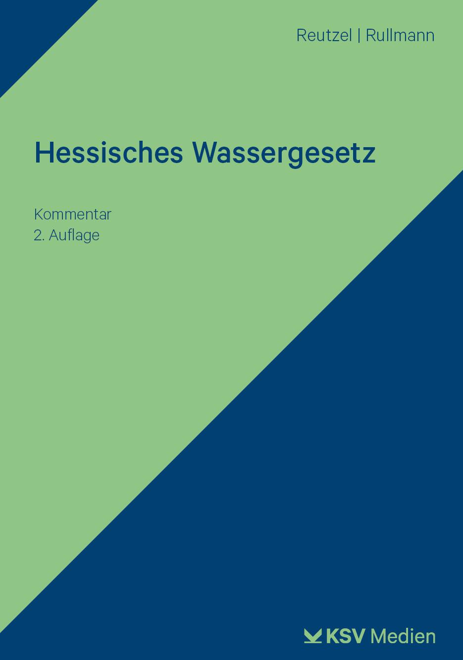 Vorderes Coverbild Hessisches Wassergesetz