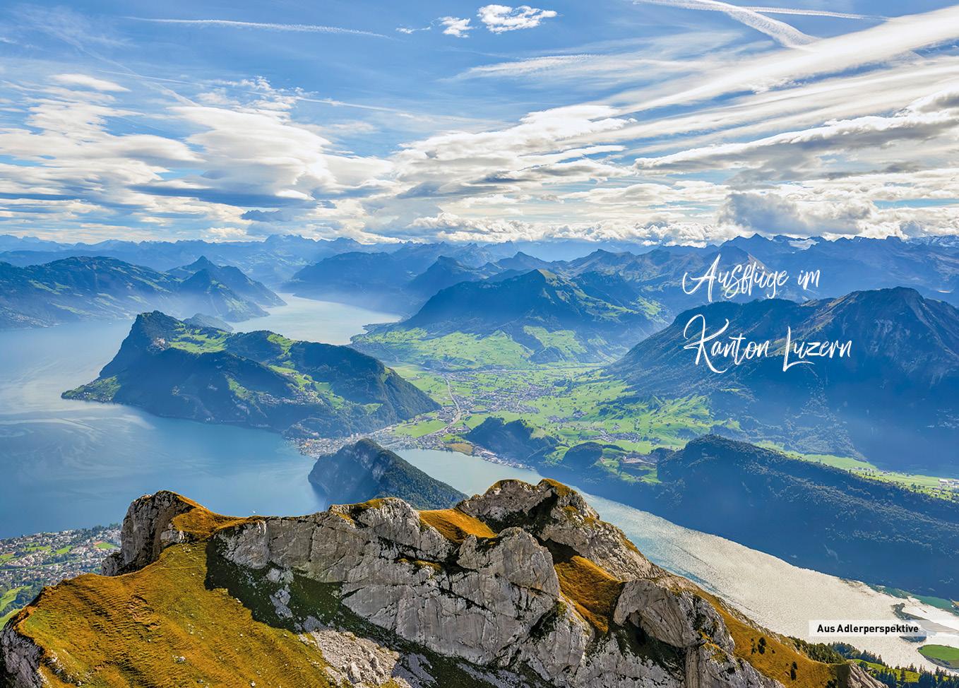 Beispielinhalt (Bild) Luzern mit Vierwaldstätter See - ReiseMomente