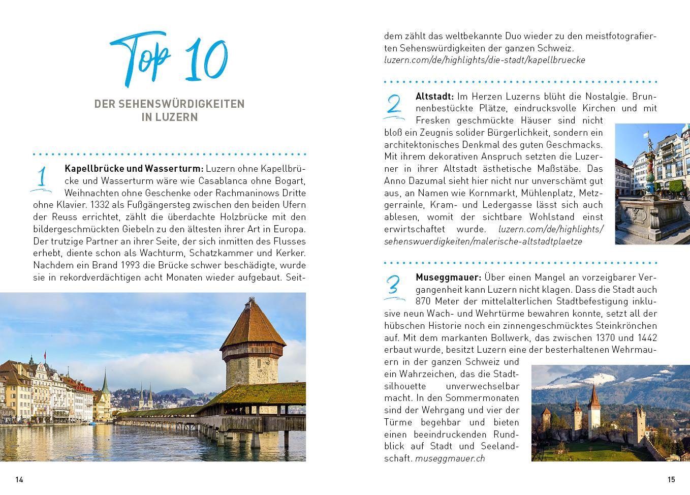 Beispielinhalt (Bild) Luzern mit Vierwaldstätter See - ReiseMomente