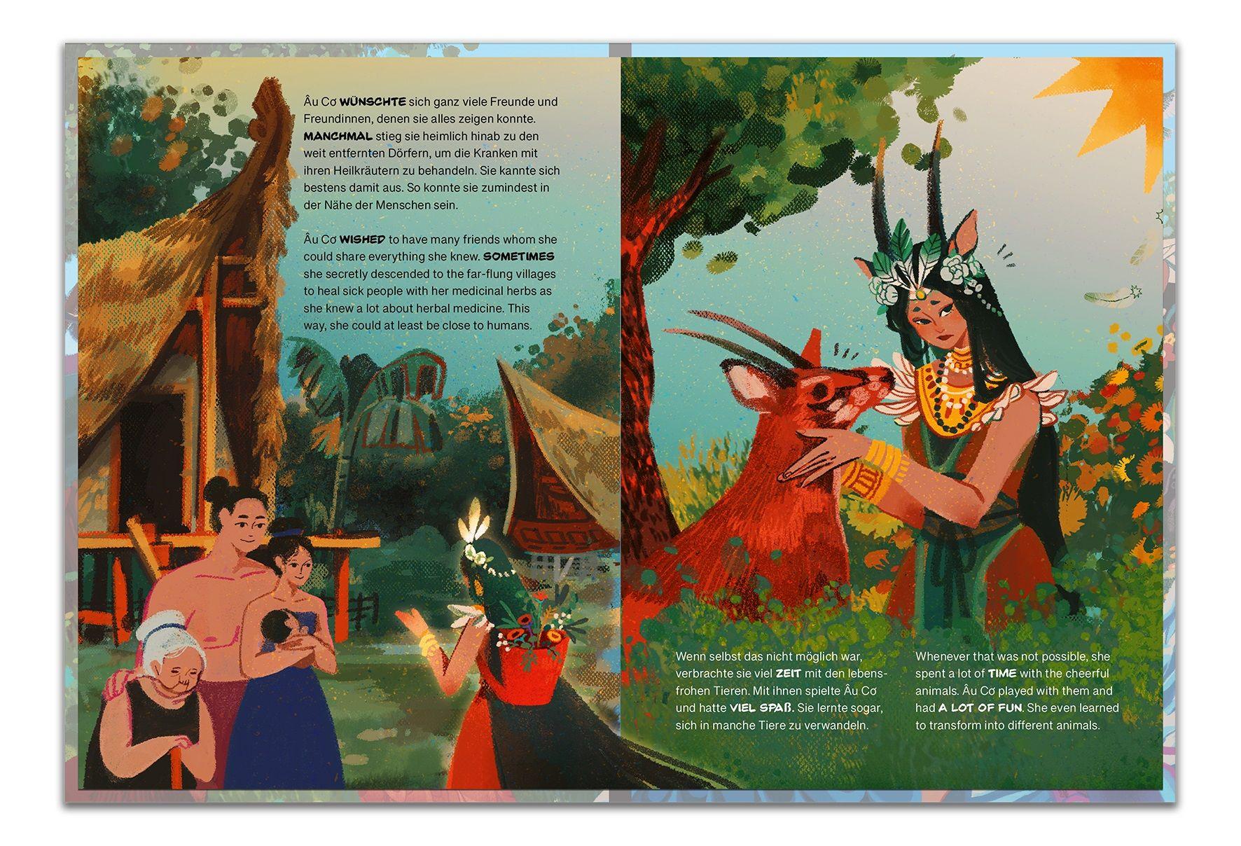 Beispielinhalt (Bild) Das Land der Drachen und Feen - The Land of Dragons and Fairies