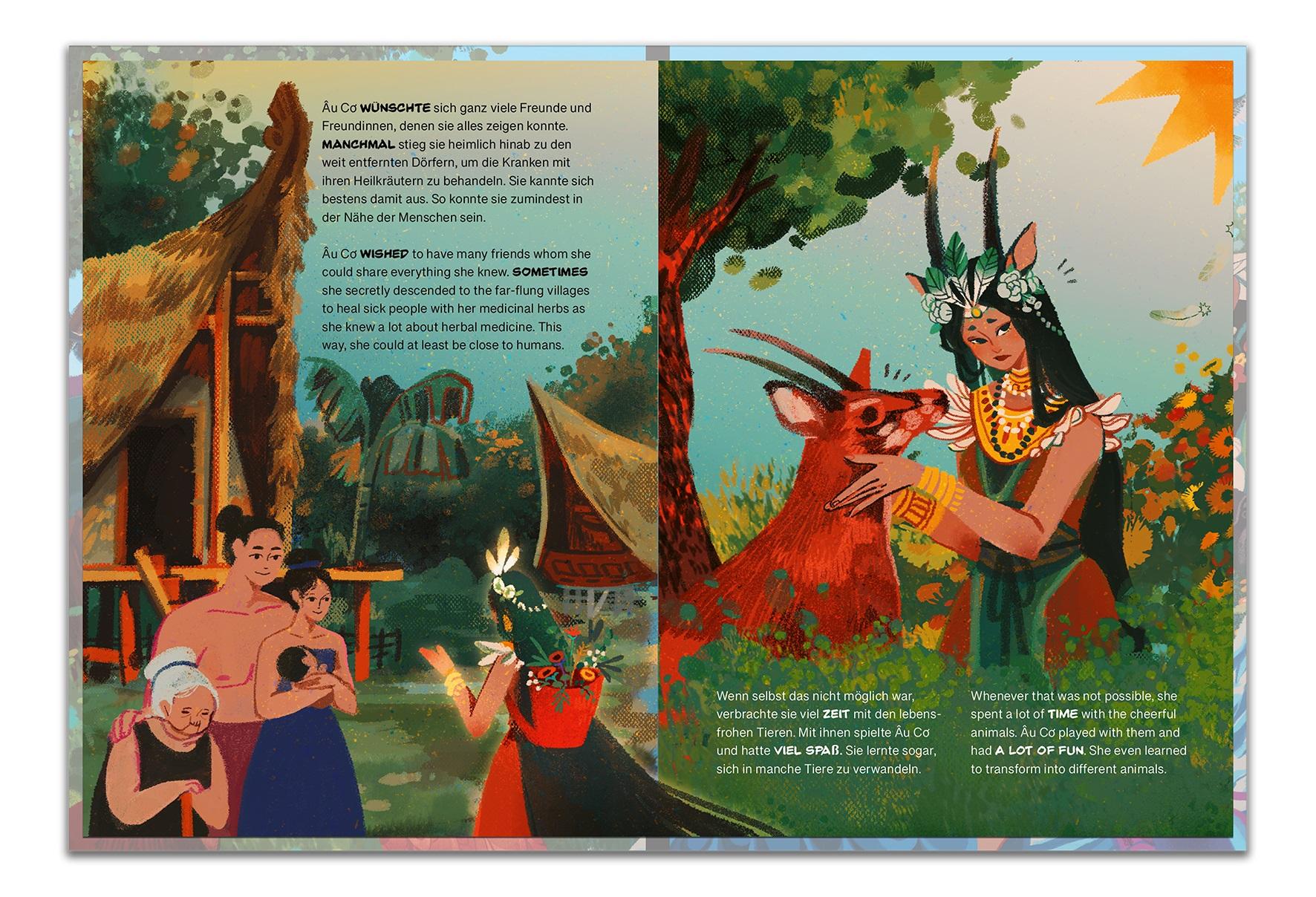 Beispielinhalt (Bild) Das Land der Drachen und Feen - The Land of Dragons and Fairies