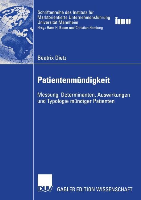 Vorderes Coverbild Patientenmündigkeit