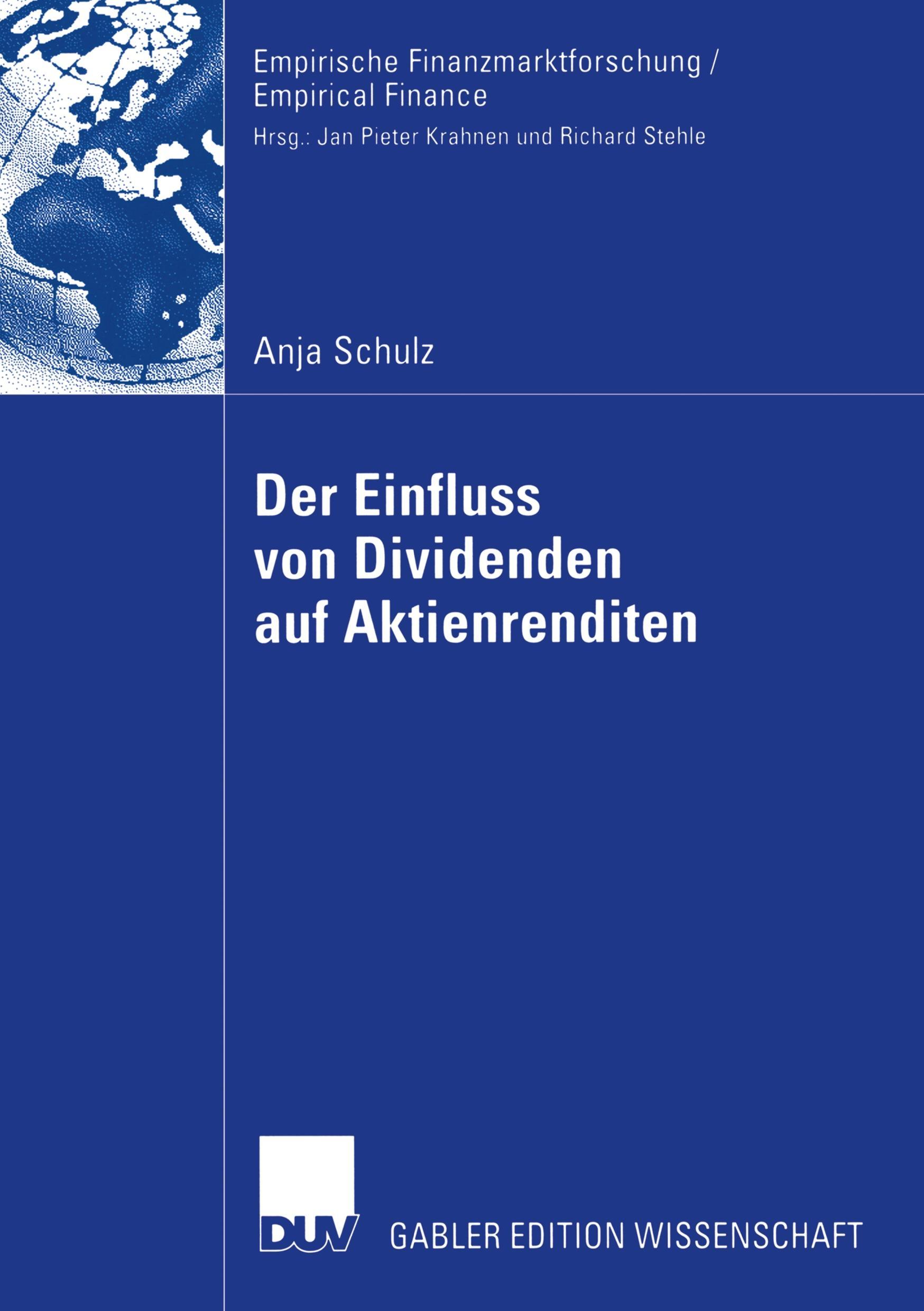 Vorderes Coverbild Der Einfluss von Dividenden auf Aktienrenditen