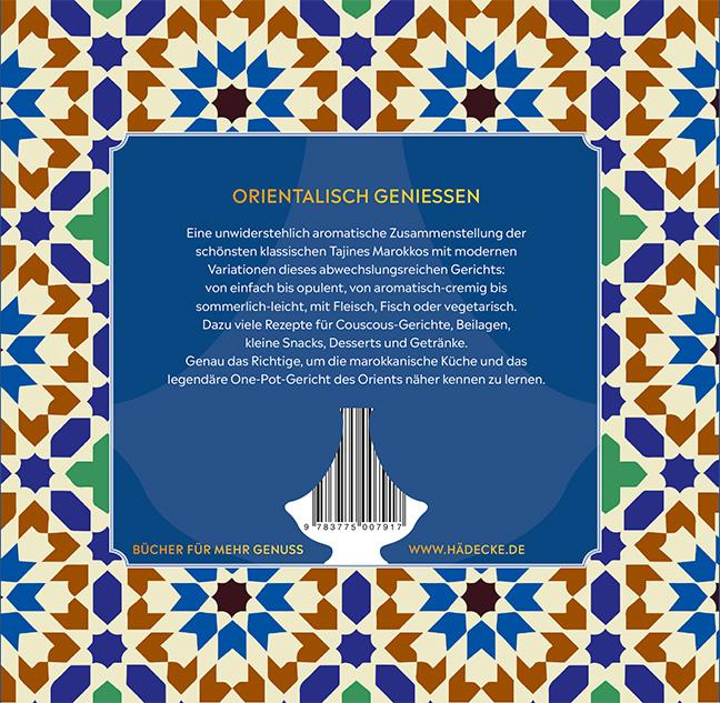 Rückseitencover Tajines - echt marokkanisch & einfach köstlich