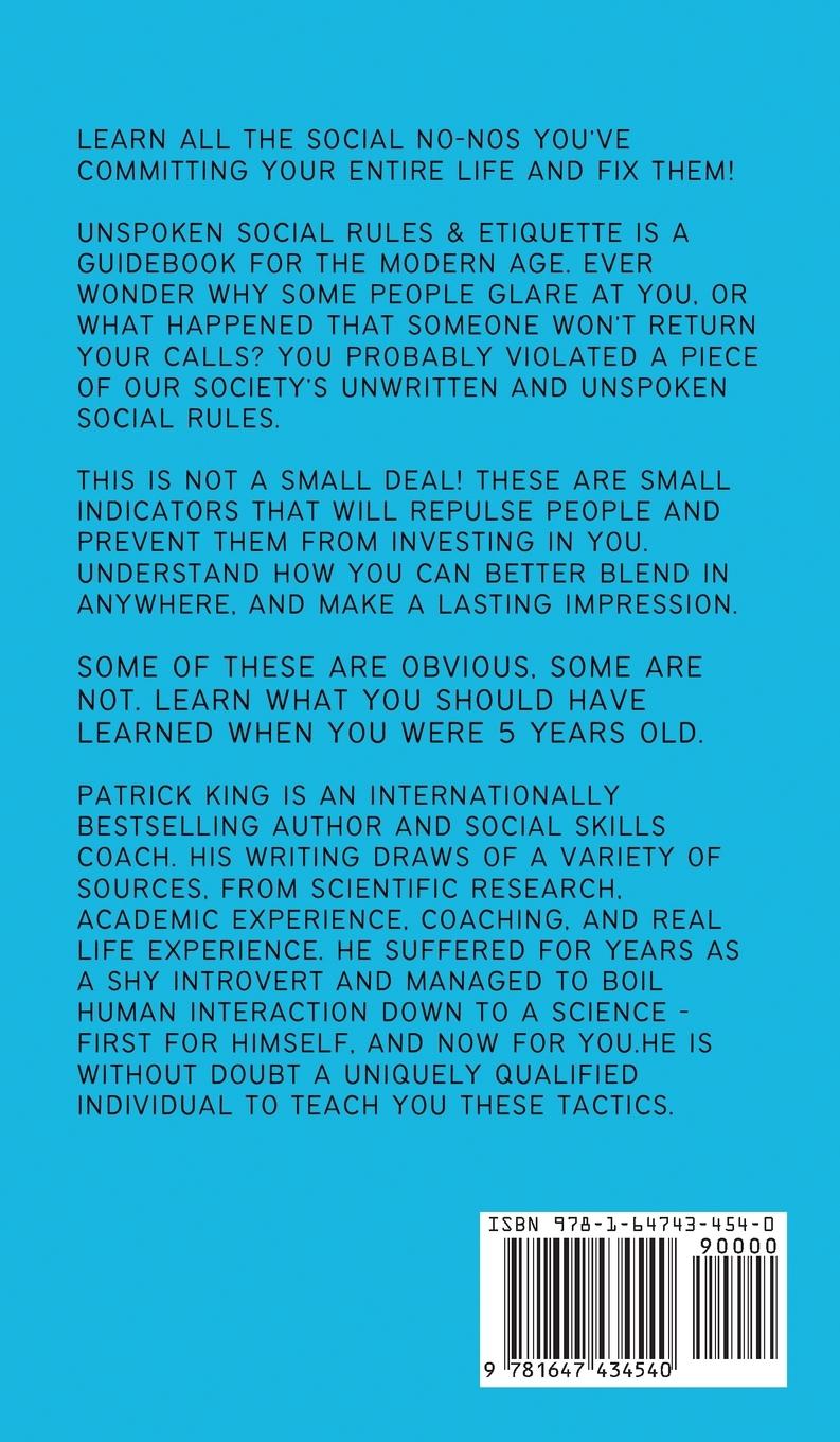 Rückseitencover Unspoken Social Rules & Etiquette, (Un)common Sense, & How to Act