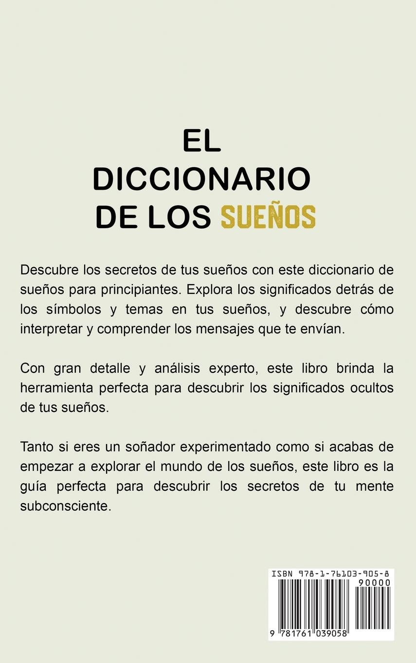 Rückseitencover El Diccionario de los Sueños
