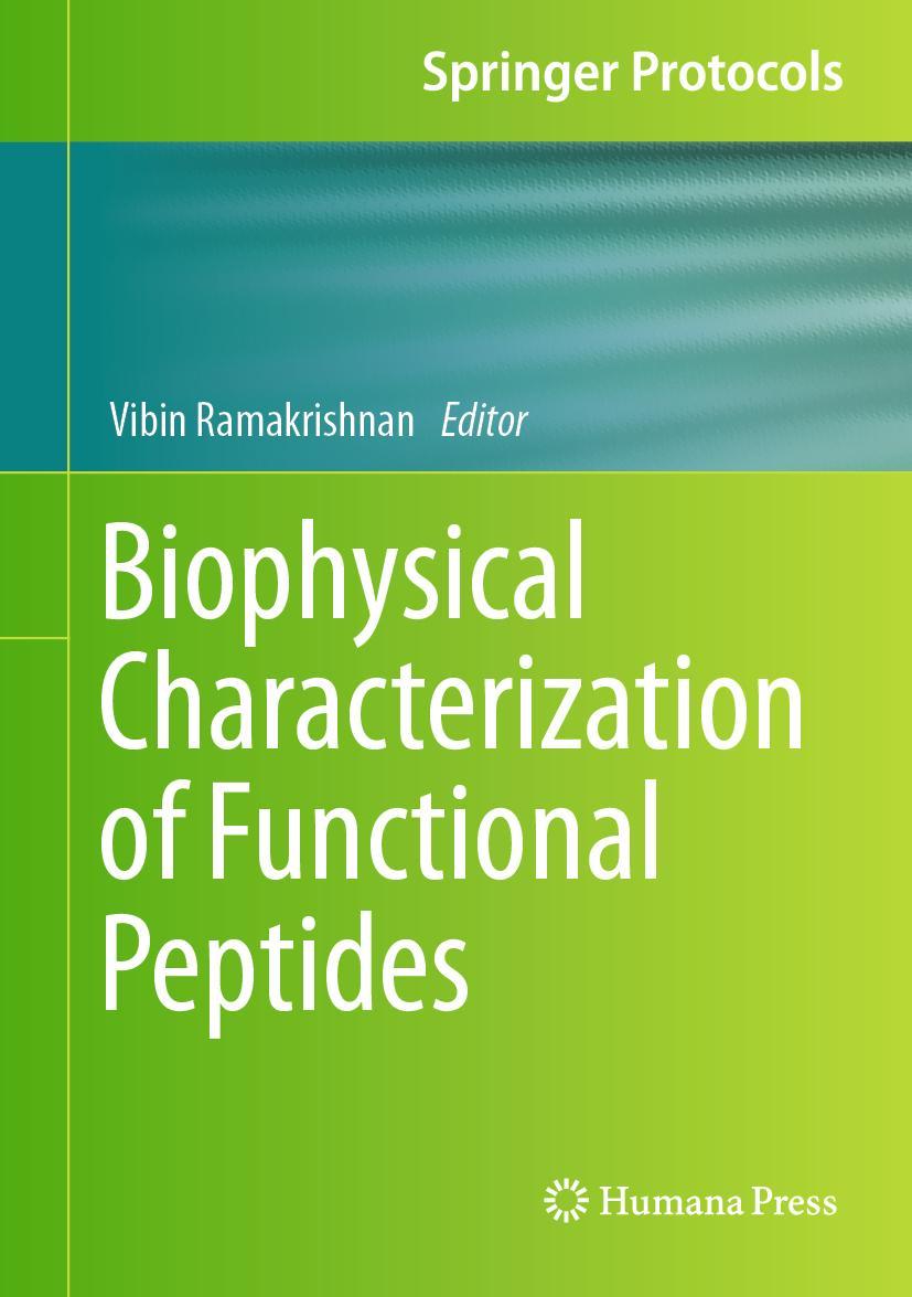 Vorderes Coverbild Biophysical Characterization of Functional Peptides