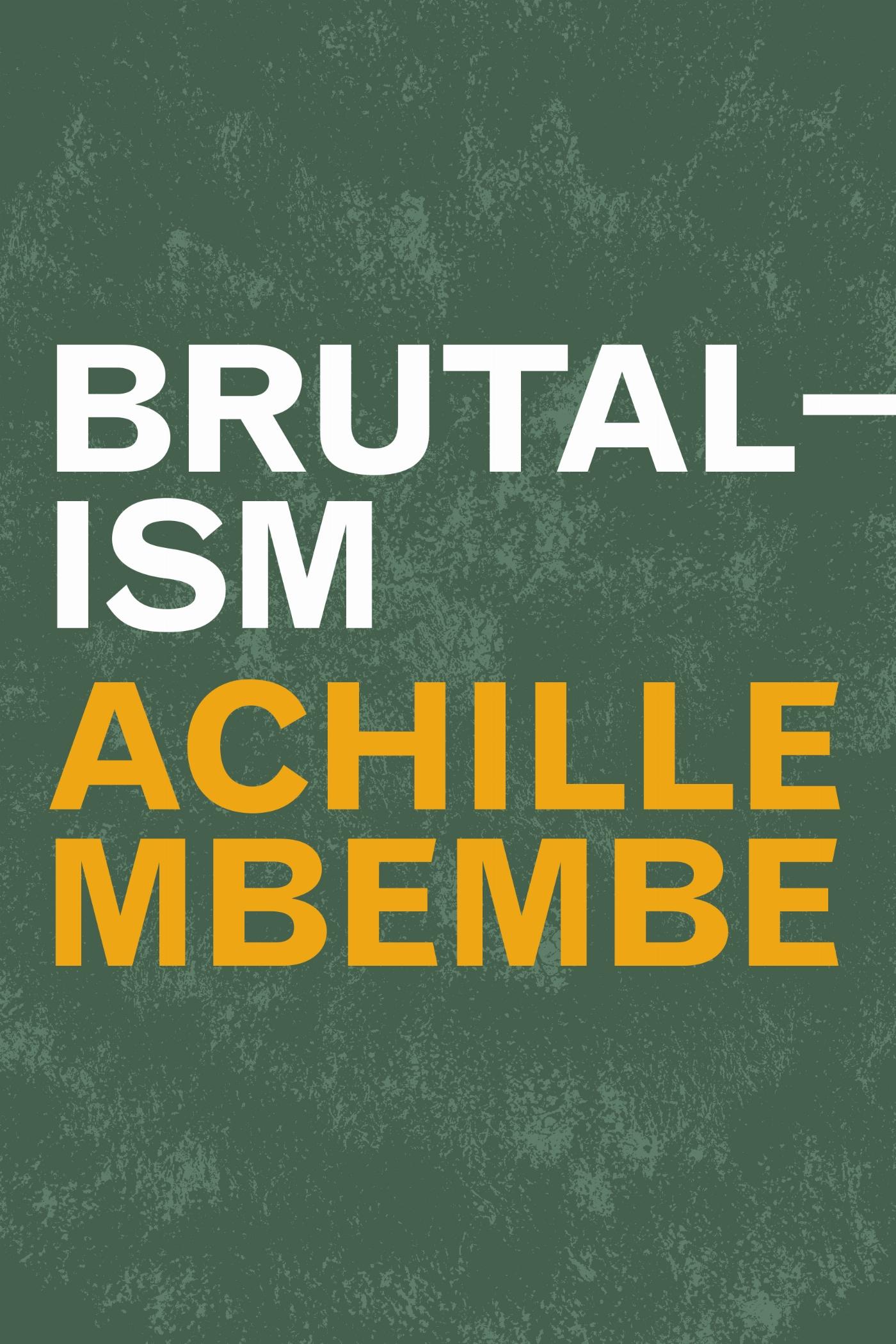 Vorderes Coverbild Brutalism