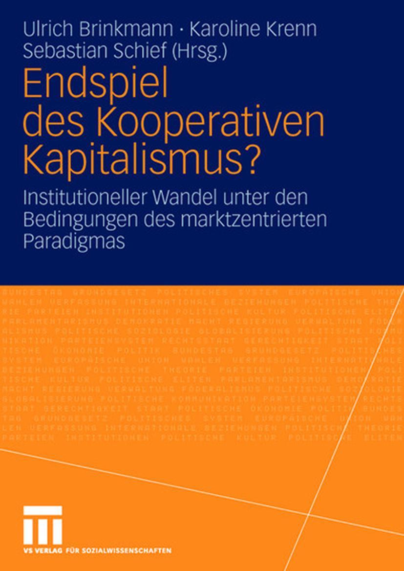 Vorderes Coverbild Endspiel des Kooperativen Kapitalismus?