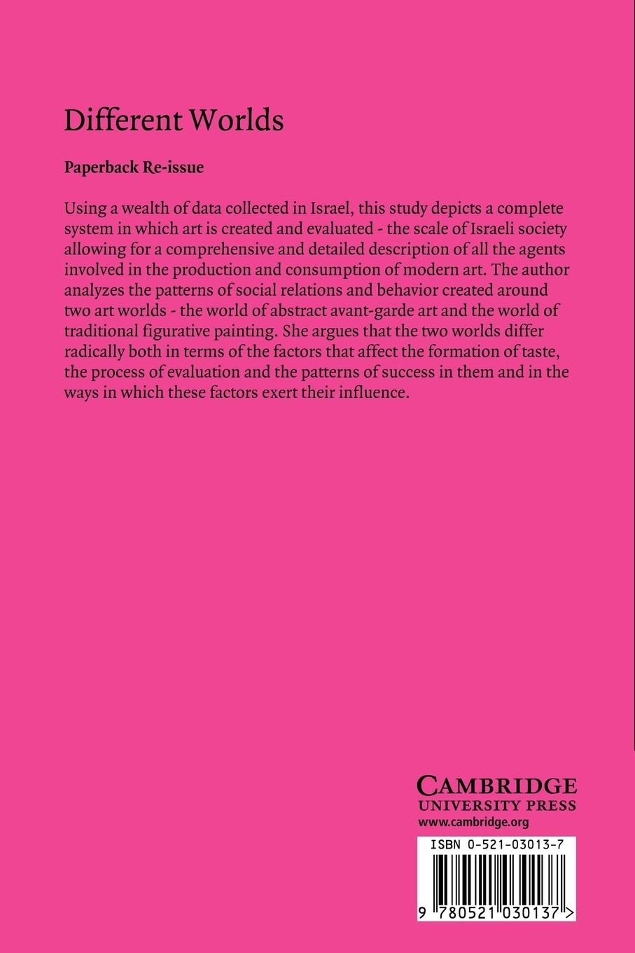 Rückseitencover Different Worlds